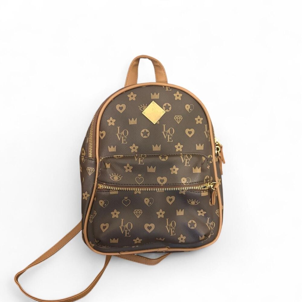 Claire-s Women's Brown and Tan Bag
